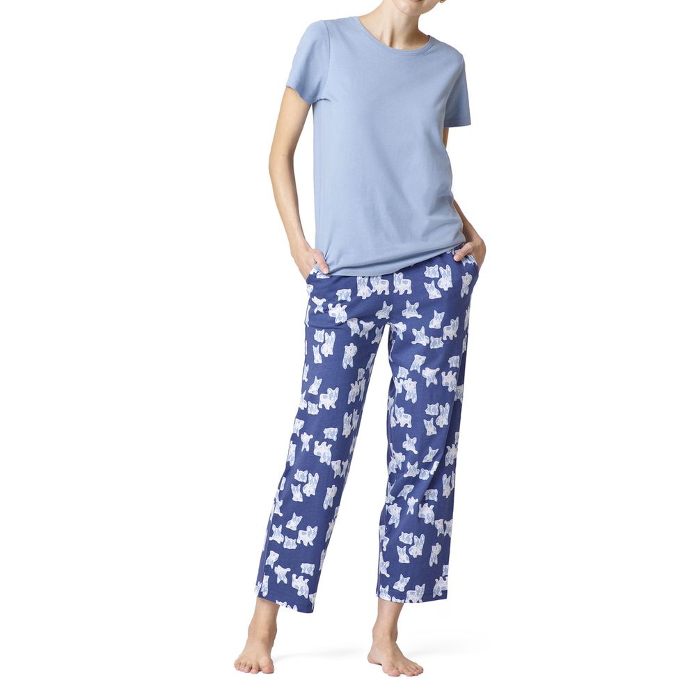 Hue Women's Temp Tech Short Sleeve Tee Skimmer Pj Set